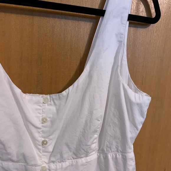 HOST PICK 💕 J.Crew White Midi Dress Button Down - Picture 2 of 6